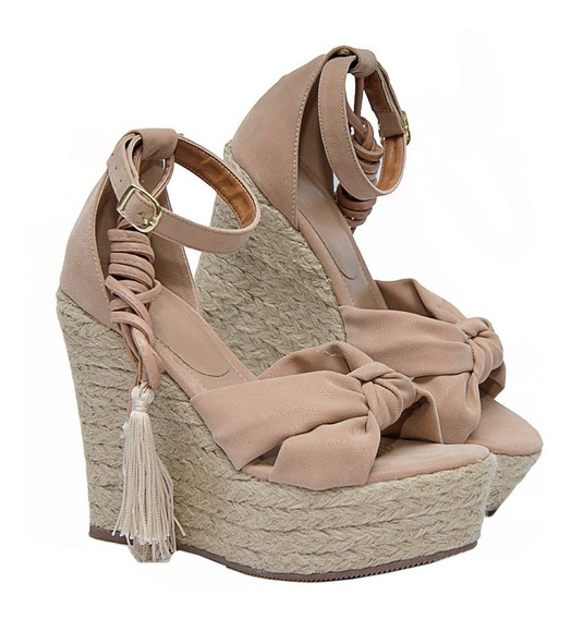 Sandalia Plataforma Anabela Feminino | MercadoLivre.com.br