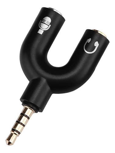 Mini Adaptador Divisor De Audio Con Calidad De Micrófono Y A