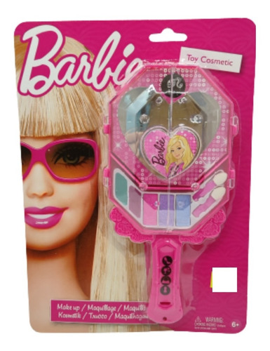 Set De Maquillaje Mediano Espejo Original Barbie Para Niñas | MercadoLibre