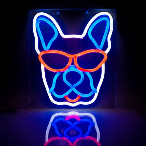French Bulldog Cute Pvc Neon Light Sign Roomwalldesk Di...