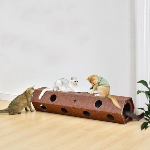 Brinquedo De TĂșnel Para Gatos Brinquedo De Arranhar Para L