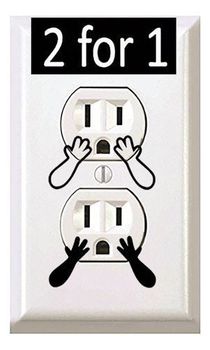 Preto - Um: 6 Pares (12) - Decalques Creative Hand Socket,