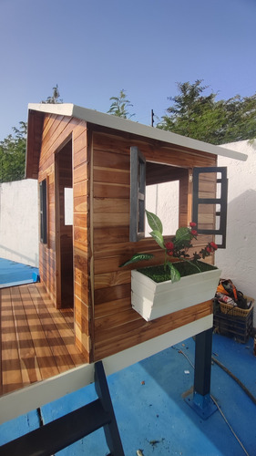 Casa De Juego Con Tobogan Para Niños Impermeable