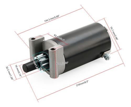 Motor De Arranque Para Tractor Toro Gt2100 23hp Gt2200 25hp