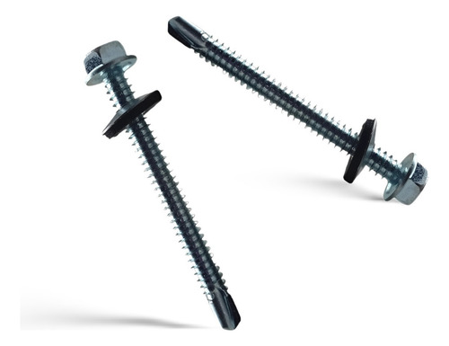 Tornillo Autoperforante Hexa Punta Mecha 14 X 2 1/2 X 100 U