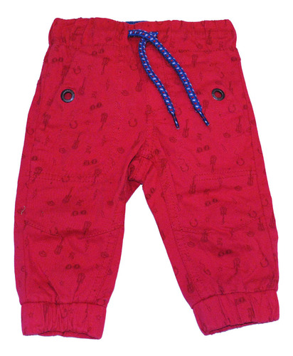 Pantalón Bebe Niño Rojo Pillin (pvw801roj)