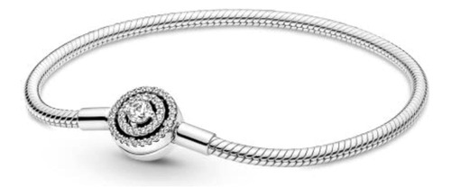 Brazalete Pandora Moments Cadena De Serpiente Halo Pp50