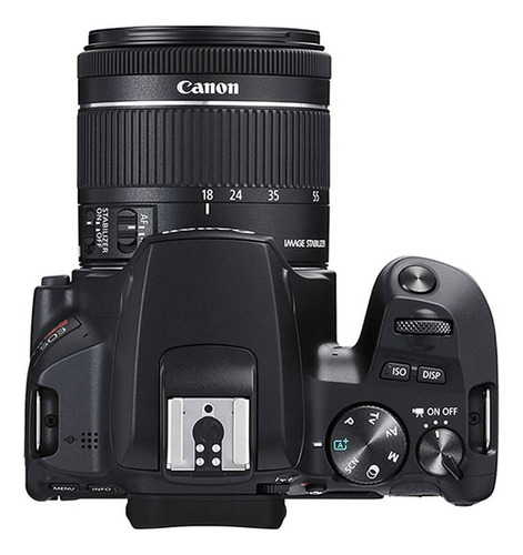 Cámara digital Canon DSLR Eos Rebel Sl3 con lente 4K EF-s color negro