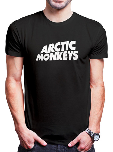 Polo Varon Arctic Monkeys White (d1276 Boleto.store)