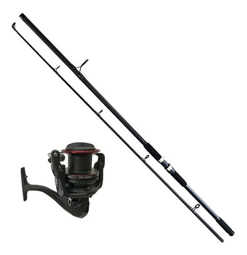 Imagen 1 de 8 de Equipo Pesca Mar Lance Lerc Strong Force Long 3602 + Reel Th