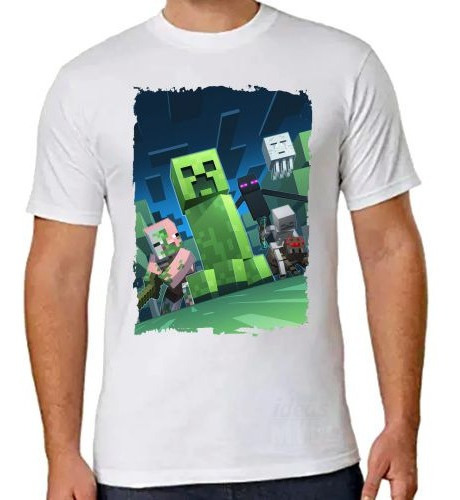 Remera Minecraft Creeper Ideas Mvd