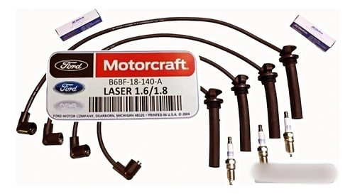 Cables De Bujias Ford Laser 1.8 - 1.6 Motorcraft Garantia