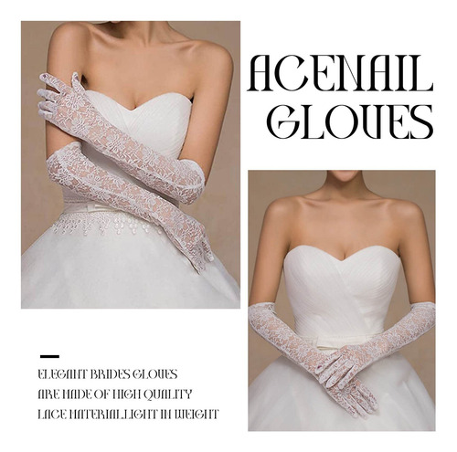 Guantes Largos De Boda Para Mujer, Guantes Largos De Novia