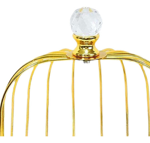 Elegante Soporte De Postre Con Jaula Para Una Sola Capa
