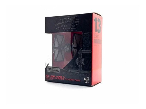 Nave First O Tie Fighter Star Wars The Black Series Titanium