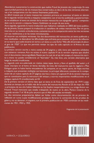 Imagen 7 de 7 de Freud Mas Allá Del Principio De Placer. Manuscritos Inéditos