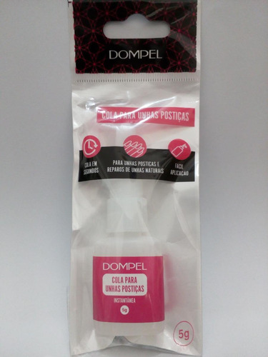 Cola Para Unha Postiças 5g Dompel