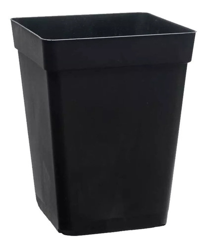 Imagen 1 de 4 de Maceta Plastico Cuadrada Para Indoor 11 Litros Auto Cultivo