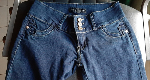 Blue Jeans Talla 5/6 Con Bolsillos Ropa Para Damas Mujer 