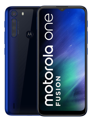 Celular Motorola One Fusion 64gb Azul