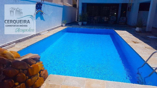 Casa Residencial Para Venda E Locação, Acapulco, Guarujá. - Ca0461