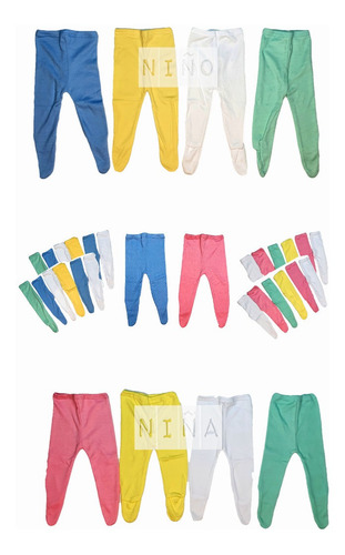 Imagen 2 de 3 de Pack 3 Pantys Bebé Algodón Niña O Niño ( 0-24 Meses)