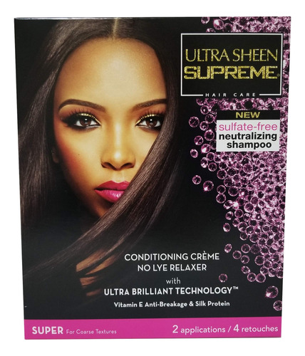 Ultra Sheen Supreme Relaxer Kit Super (paquete De 3)