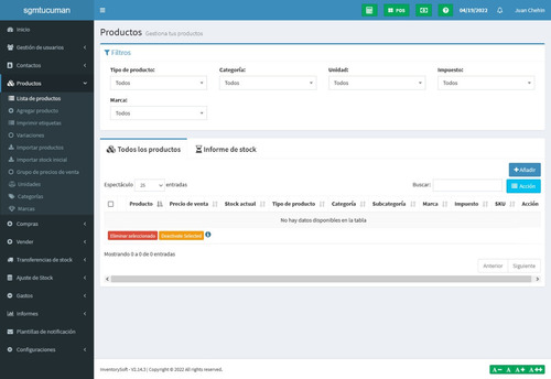 Sistema Gestion Inventario Comercios Stock Excel Software
