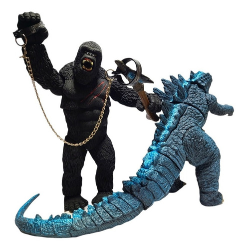 Godzilla Vs King- Kong Hacha En Kit Con Sonido Articulado 