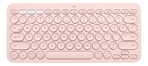 Teclado Bluetooth Logitech K380 Qwerty Español Rosa