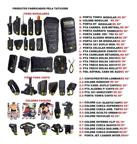 Imagem 4 de 4 de Porta Radio Ht Militar E Airsoft P/ Colete Modular Taticobr