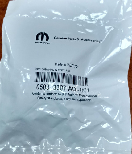 Sensor De Cigüeñal Motores 1.8 2.0 2.4 8.3 Mopar 5033307ad