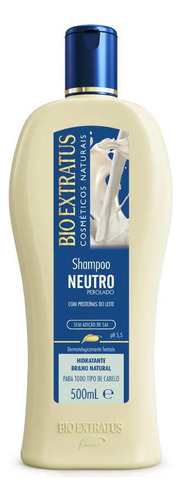  Shampoo Neutro Perolado 500 Ml Bio Extratus