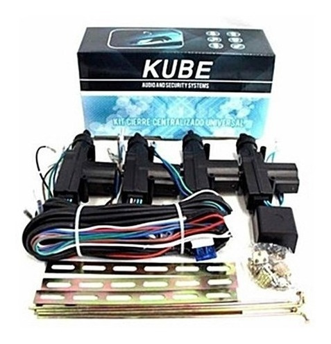 Kit Cierre Centralizado Universal Kube Ccu 4 Puertas