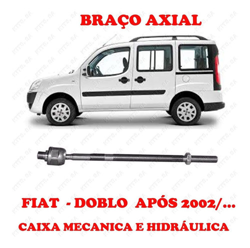 Braco Axial Direção Fiat Doblo 2002/...caixa Mec - Hid