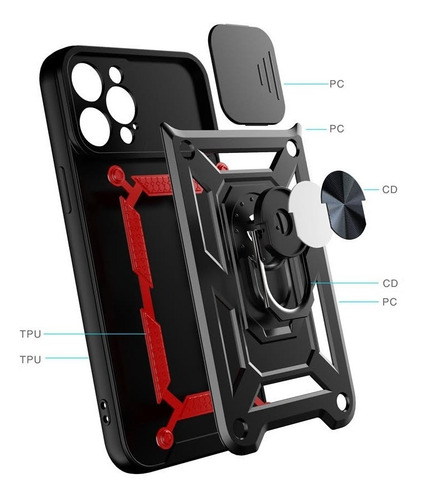 Imagen 5 de 7 de Galaxy S20 Fe Carcasa + Vidrio Military Camshield