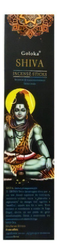 Incenso Goloka Shiva Massala Índia 1 Cx C/12 Caixinhas