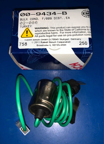 Imagen 2 de 4 de Condensador Bosch Original Vw Escarabajo Consulte Precio