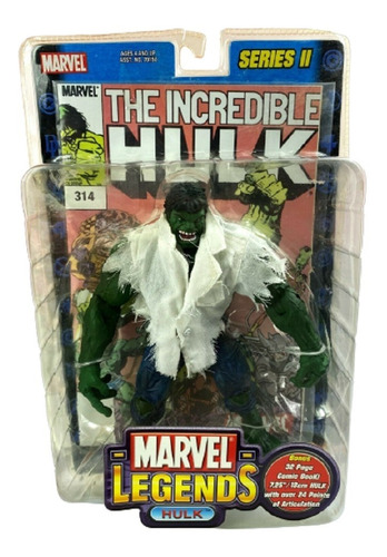 Toybiz Marvel Legends Series 2 2002 Torn Shirt Hulk Exclusiv