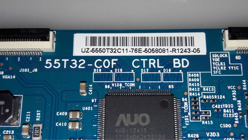 Tarjeta T-con Element El4kamz5017t 55t32-c0f Ctrl Bd (Usado)