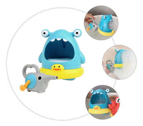 Juguete Soplador De Burbujas Creativo Con Forma De Tiburón C