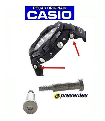 Ga-1100 Par De Parafusos Fixação Da Pulseira Casio G-shock