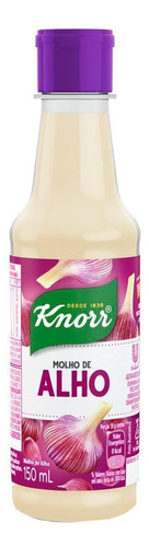 Molho De Alho Knorr 150ml - Embalagem Com 24 Unidades