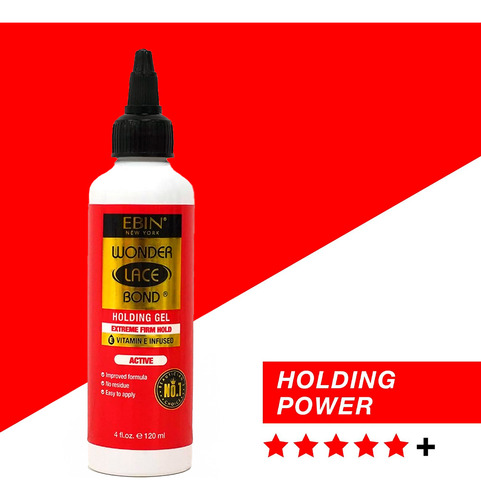 Gel Cola Fixador Peruca Ebin Extreme Hold Active 120ml