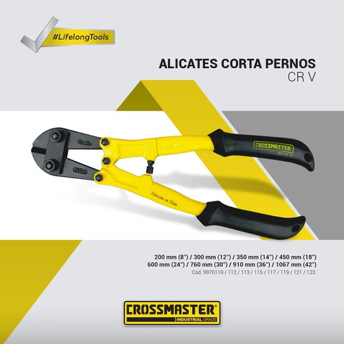 Tijera Corta Perno Alicate 24 (600mm) Crossmaster 9970117
