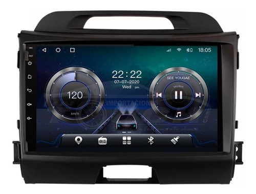 Auto Radio Android Kia Sportage 2010-2016 4gb + 32gb