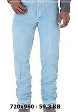 Pantalon Wrangler 936gbh Azul Cielo Slim Fit 36x30