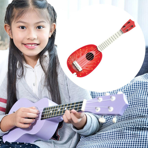 Toy De Ukelele Guitarra Color Al Azar Para Mejorar El