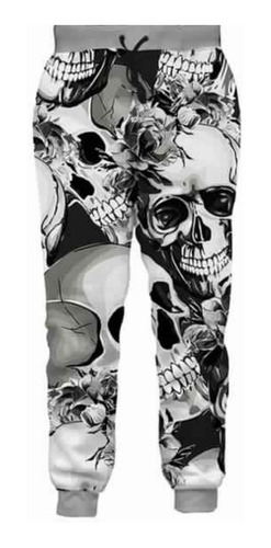 Jogger Diseño Calavera Talla M Y L