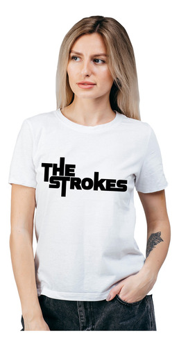 Polera Mujer The Strokes Musica Algodón Orgánico Wiwi